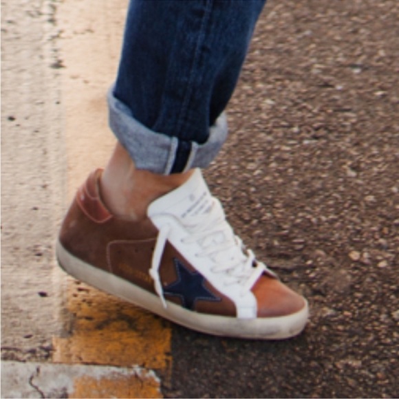 Golden Goose Superstar Leather and Suede Shoes Size 41 - Picture 3 of 16